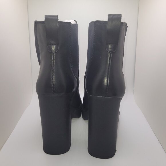 Steve Madden Black Platform Ankle Booties - Picture 5 of 11